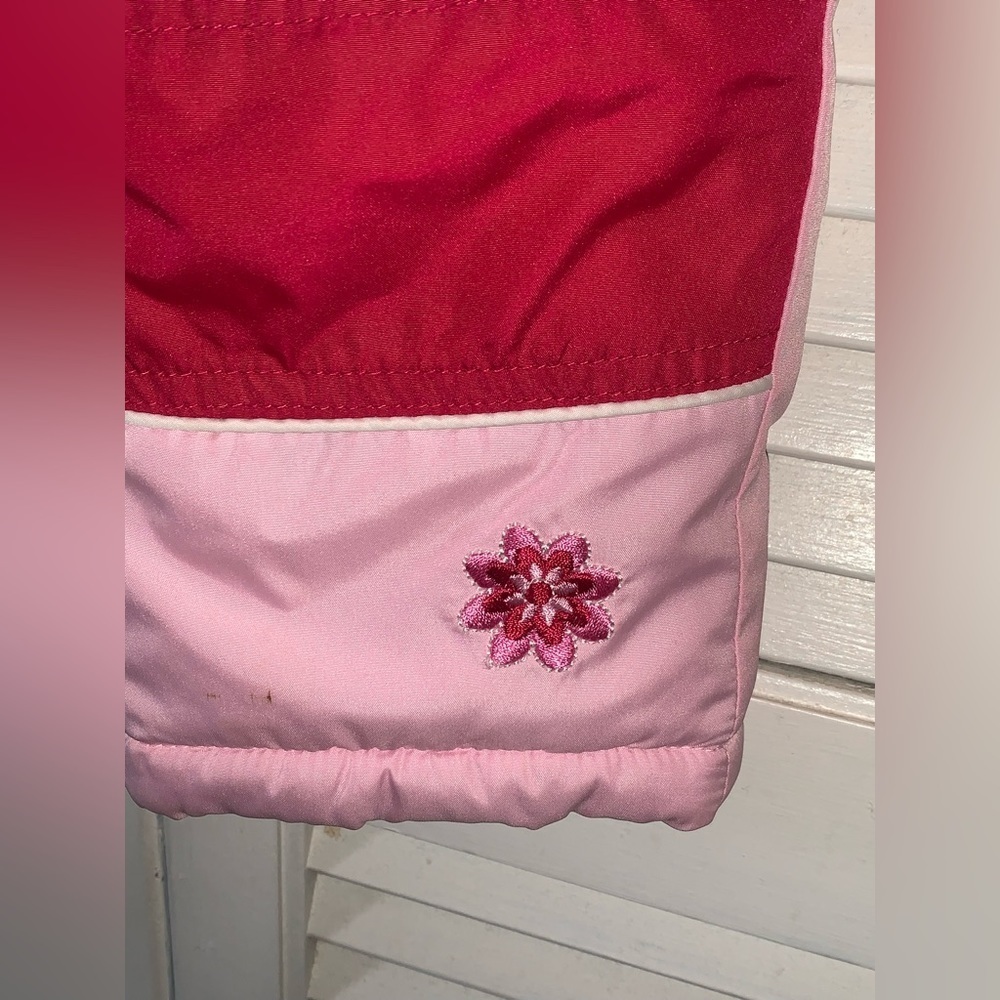 Pacific Trail snow overall bibs for girl pink 12 months - Picture 2 of 8